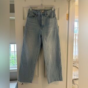 Madewell Perfect Vintage Wide Leg Crop Jean- Size 28 Tall